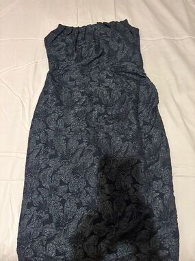 Rare London Black Strapless Dress